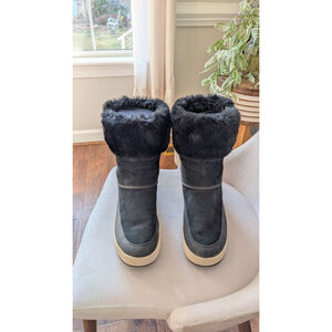 Women's Koolaburra by UGG Black Winter Boots Size 10